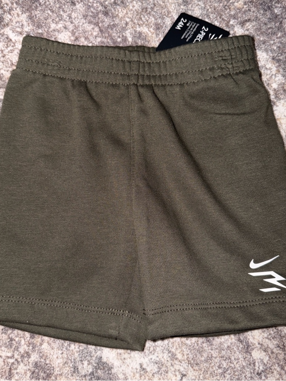 Nike Kids Olive Green Athletic Shorts